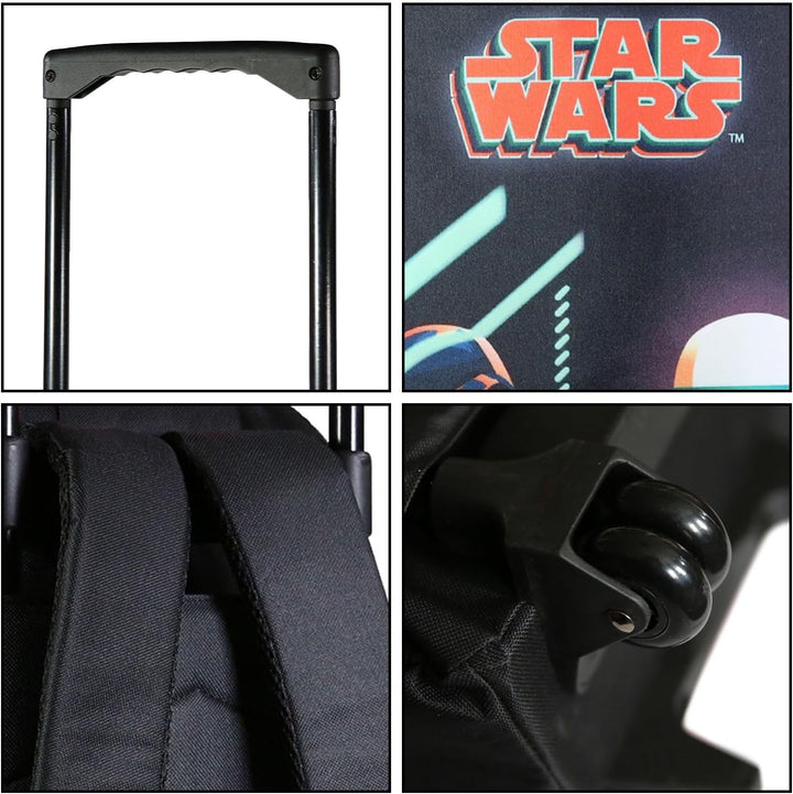 BAGTROTTER Rucksack mit Rollen 45 cm Disney Star Wars Blau