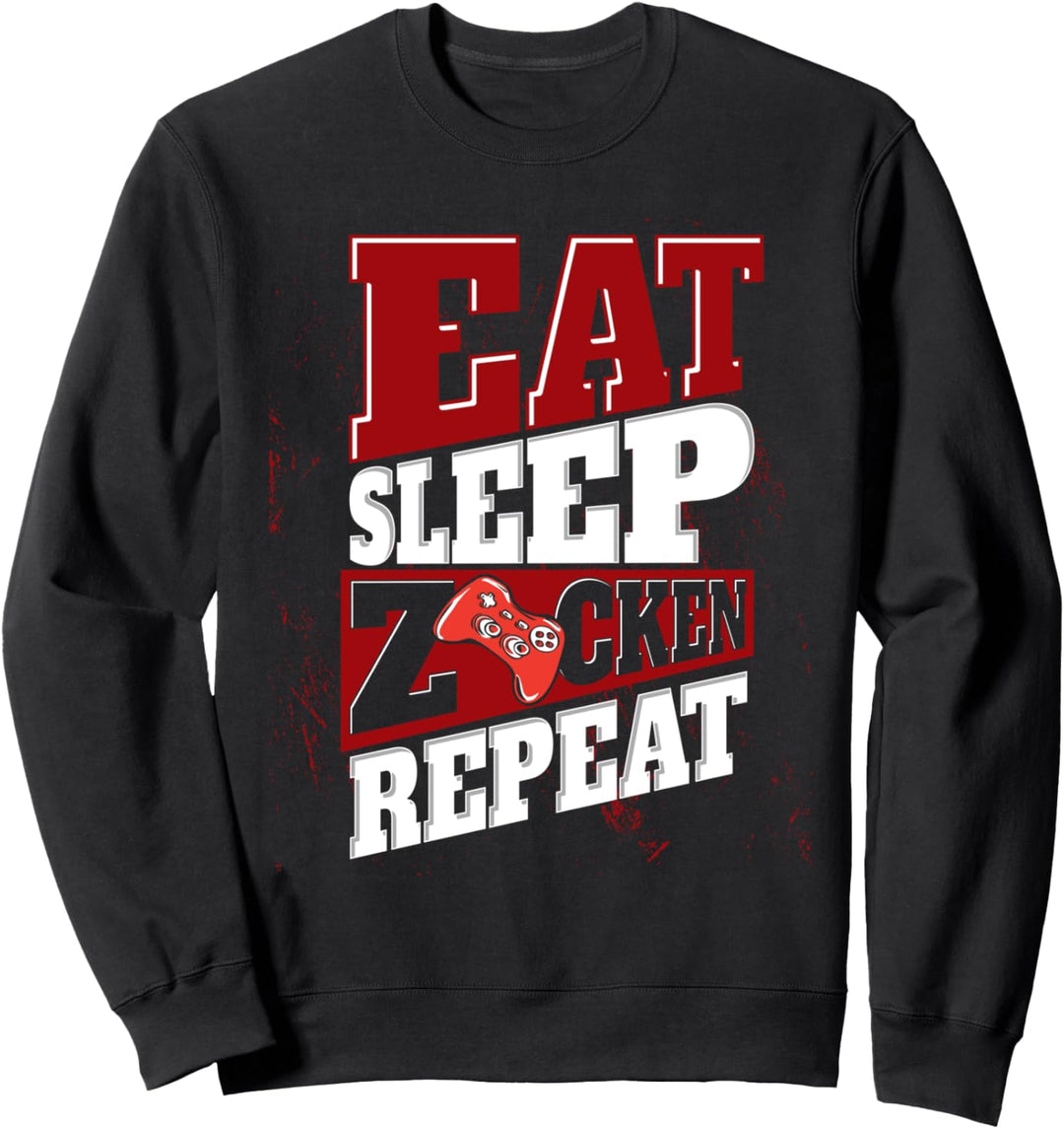 Controller Nerd Videospiel Gamer Zocken Lustiges Gaming Sweatshirt