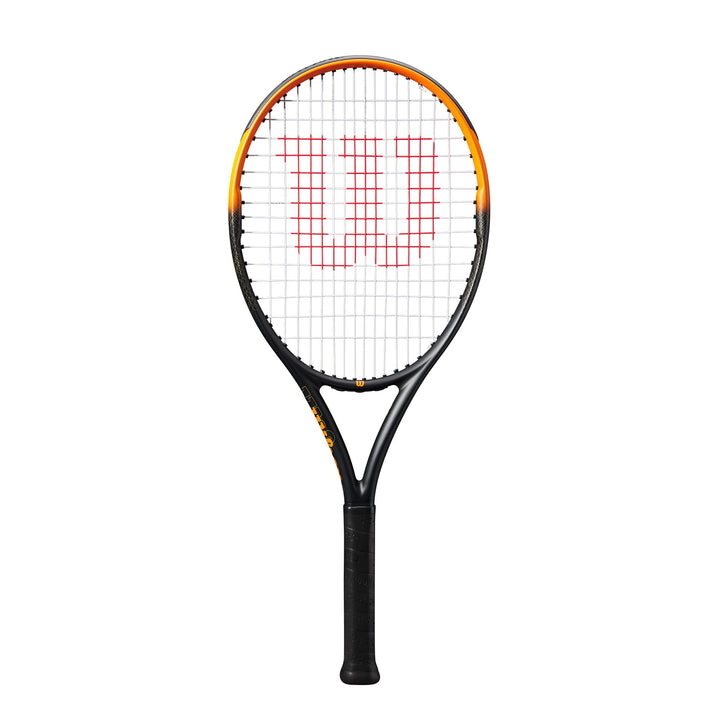 Wilson Burn Spin Jr 26 Tennis Racket, Schwarz/Orange