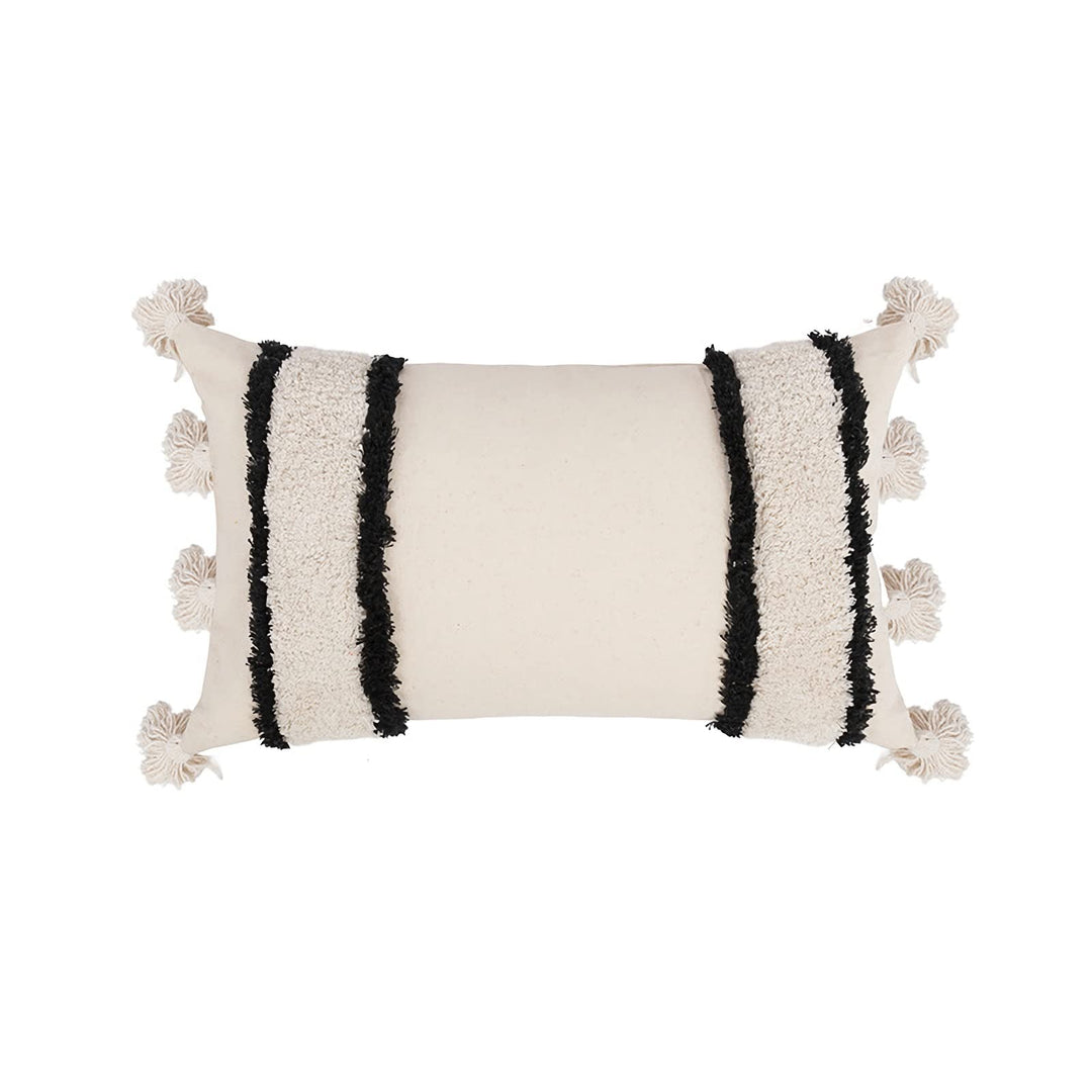 VanderHOME Bohemian Super Soft Kissenbezug Dekorative Tufted Quaste Kissenbezüge Baumwolle Weich Wov