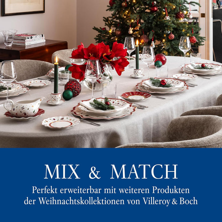 Villeroy & Boch – Winter Collage Accessoires Gebäckdosen-Set, bunt, 19,7 x 9,4 cm, 3-teilig, Keksdos