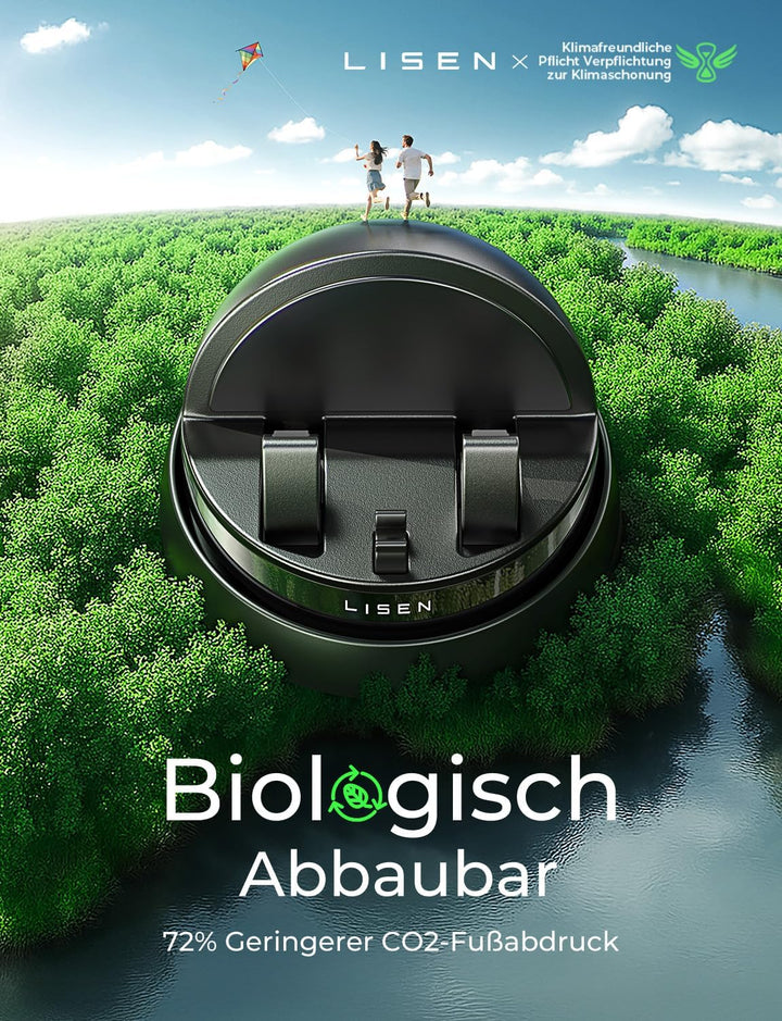 LISEN Handyhalterung Auto Handyhalterung 360° [ 2024 Einfach zu Benutzen ] Handy Halterung Auto Arma