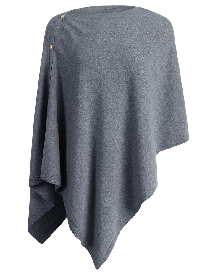 PULI Damen Schal Poncho Decke Cape Cardigan Kaschmir/Kaschmir Wickelschal Geschenk für Mutter Einhei