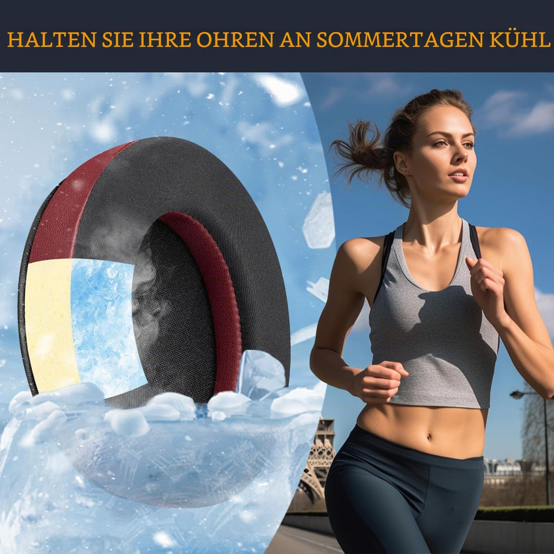 SOULWIT Kühlgel Ersatzpolster Ersatz Ohrpolster Polster für HyperX Cloud 2/3/1/Alpha/Flight/Stinger/