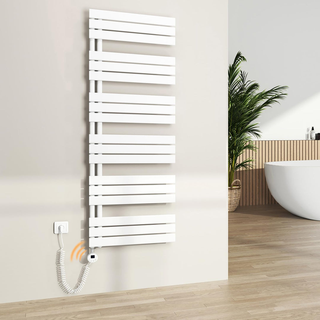 S'AFIELINA Badheizkörper elektrisch mit Thermostat und WiFi, Handtuchheizkörper elektrisch 1599×400