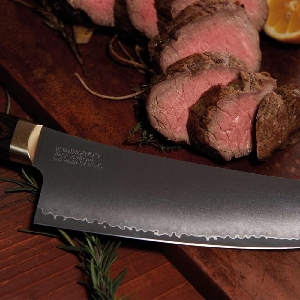 Suncraft SXLKSK-02 Elegancia Kiritsuke / Petty messer - Kern aus japanischem SG2-Pulverstahl zwische