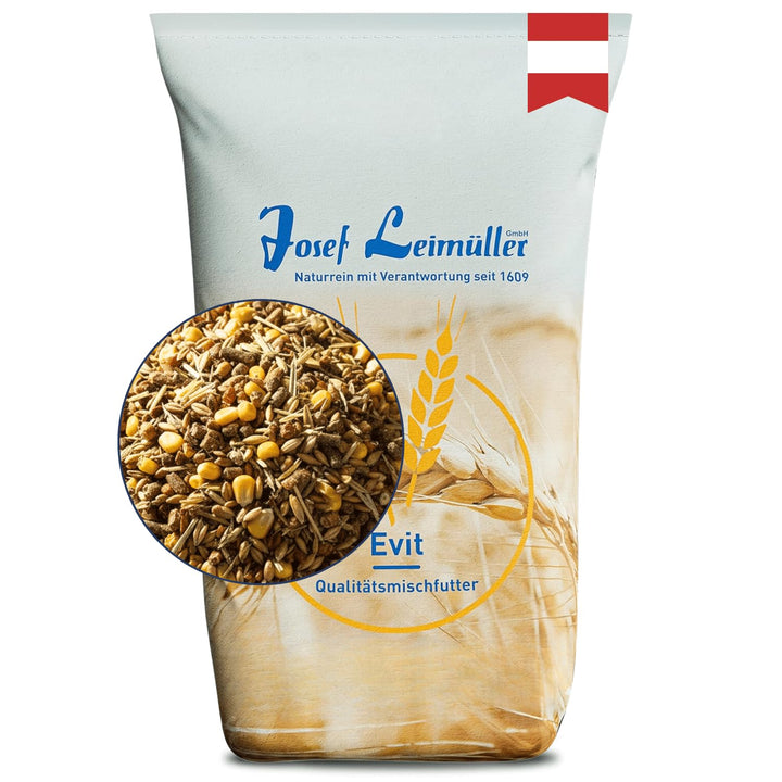 Leimüller Wildfutter 10 Fiber 20 kg - Gentechnikfreies Rehfutter 20KG - Haferfrei für REH, Rotwild &