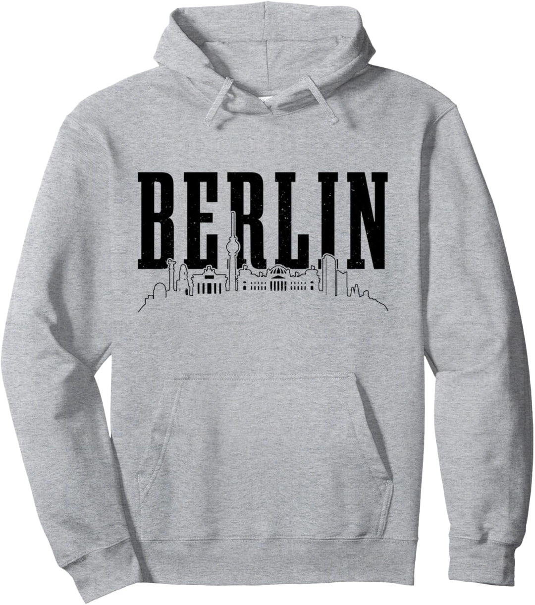 Berlin Skyline Deutschland Deutschland Souvenir Vintage Pullover Hoodie