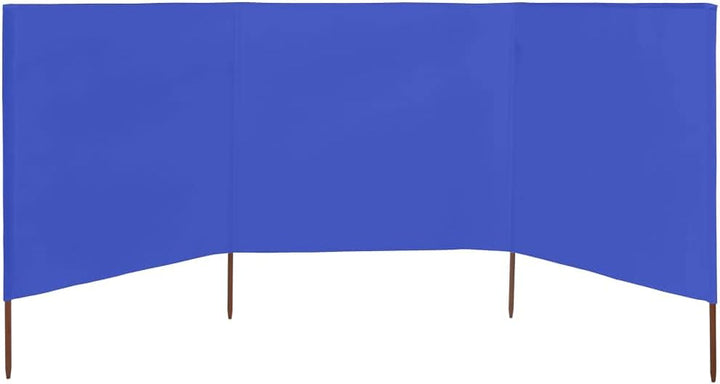 Myheimly Windschutzgewebe,Windschutz Sichtschutz Balkon,Sichtschutzzaun Blau,400 x 120 cm 400 x 120