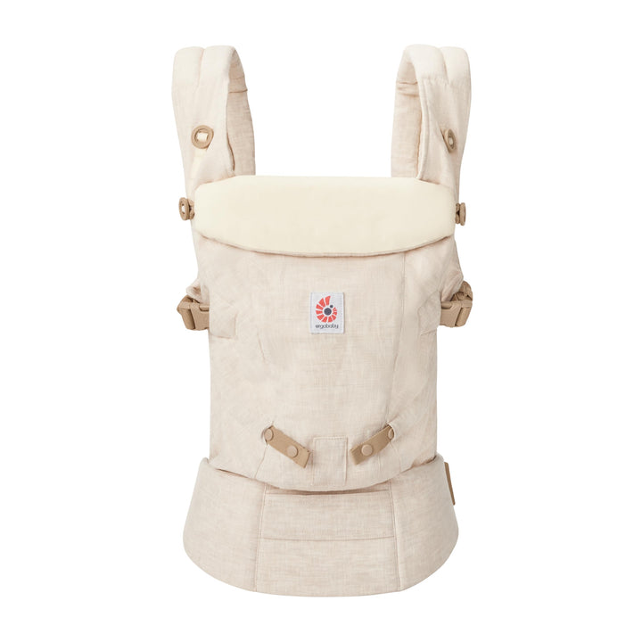 Ergobaby Adapt Leinen Babytrage für Neugeborene ab Geburt, 3-Positionen Ergonomische Babybauchtrage