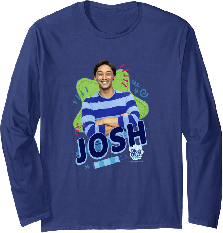 Blue's Clues & You Josh Portrait Langarmshirt