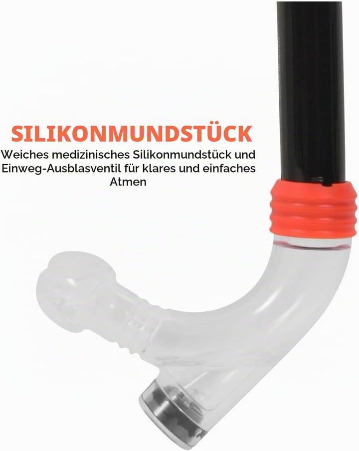 Zoggs Centre Line Snorkel, Trainingshilfe, Orange Einheitsgrösse