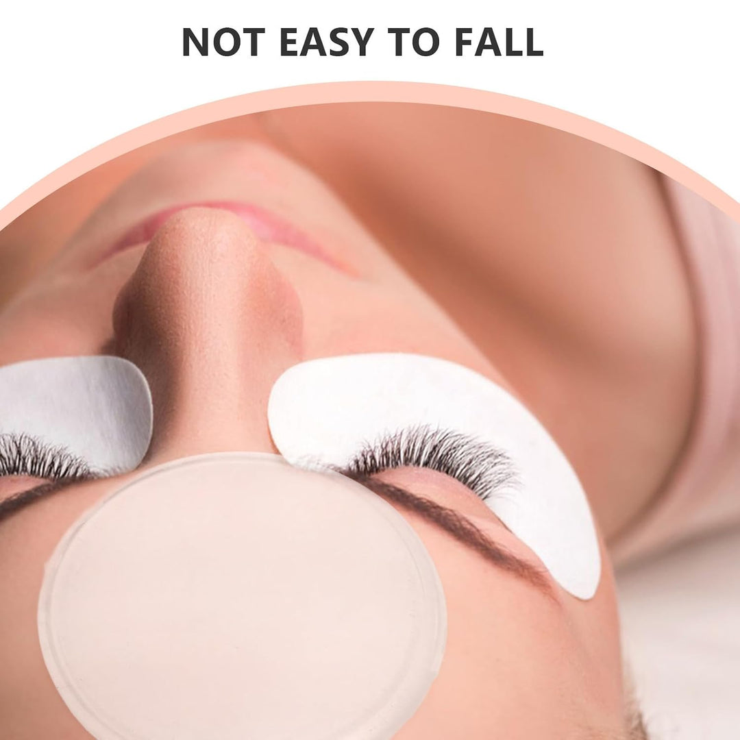 Zerodeko 5 Stück Silikonpad für Wimpern Runde Transparente Silikon Wimpernpalette Antistatisch für W