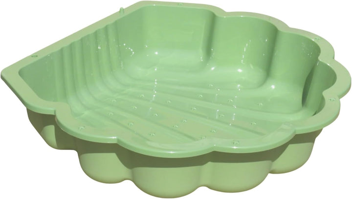 TikTakToo Sand & und Wassermuschel I Sandkastenohne Abdeckung (1-teilig) (Pastell grün) Pastell Grün