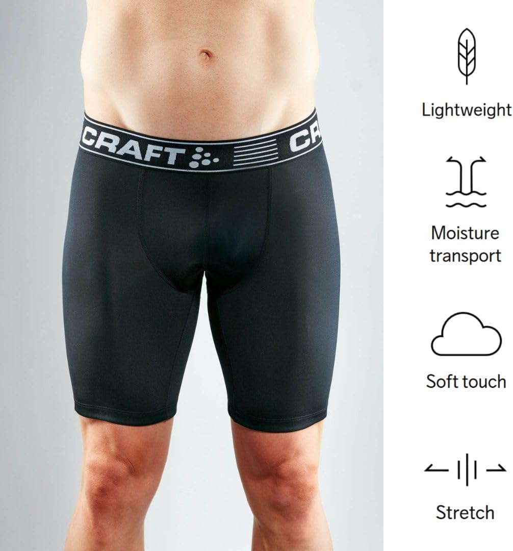 Craft Herren Greatness Bike Shorts M Radunterhose L Black/White, L Black/White
