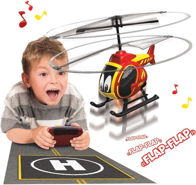 TOOKO 84703 MEIN ERSTER FEUERWEHRHUBSCHRAUBER by Silverlit, ferngesteuerter Hubschrauber, einfache S