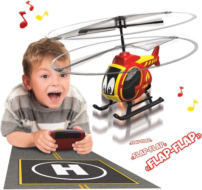 TOOKO 84703 MEIN ERSTER FEUERWEHRHUBSCHRAUBER by Silverlit, ferngesteuerter Hubschrauber, einfache S