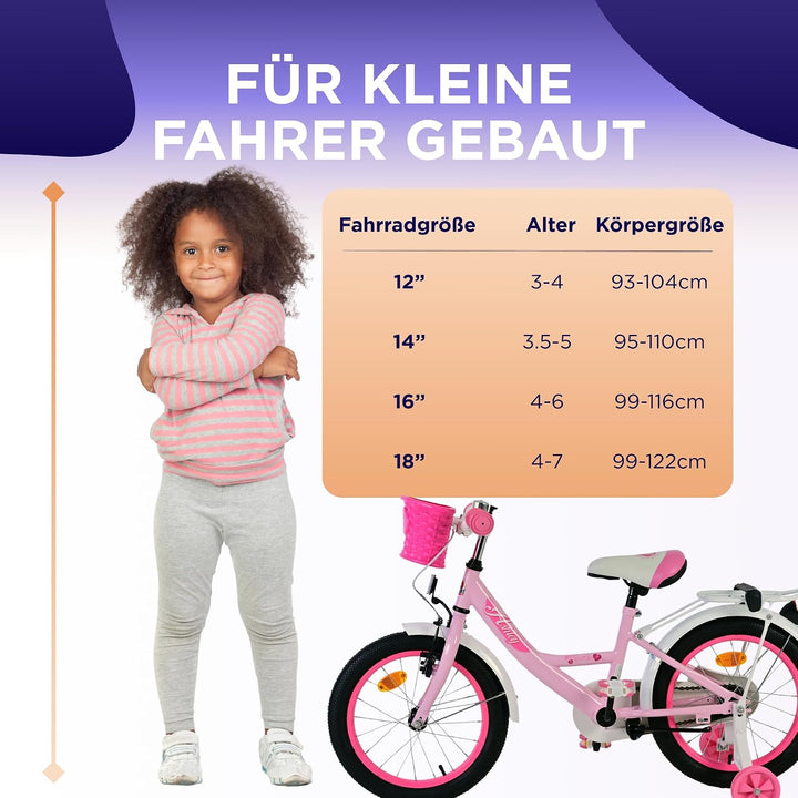 Volare - Kinderfahrrad 14 – Ashley White (31430)