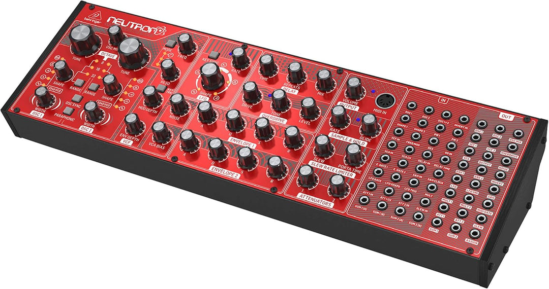 Behringer NEUTRON Paraphonic Analog and Semi-Modular Synthesizer with Dual 3340 VCOs, Multi-Mode VCF
