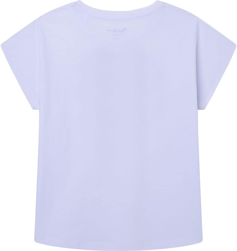 Pepe Jeans Mädchen Gautier T-Shirt, 10 Jahre White (White)
