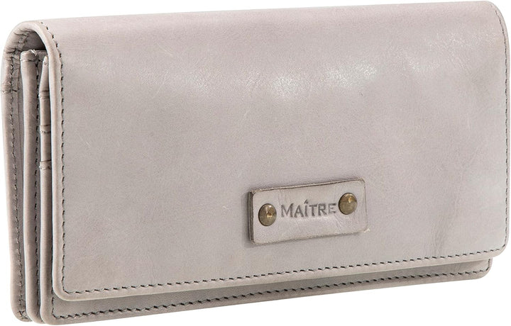 Maitre - Leder Geldbörse mit RFID Schutz, Münzfach & Scheinfach für Damen - Portemonnaie mit Kreditk