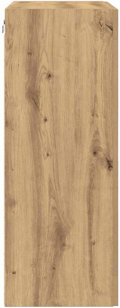 vidaXL Wandschrank Artisan-Eiche 69,5 x 34 x 90 cm Holzwerkstoff, Wohnzimmer-Schrank, rechteckige Au
