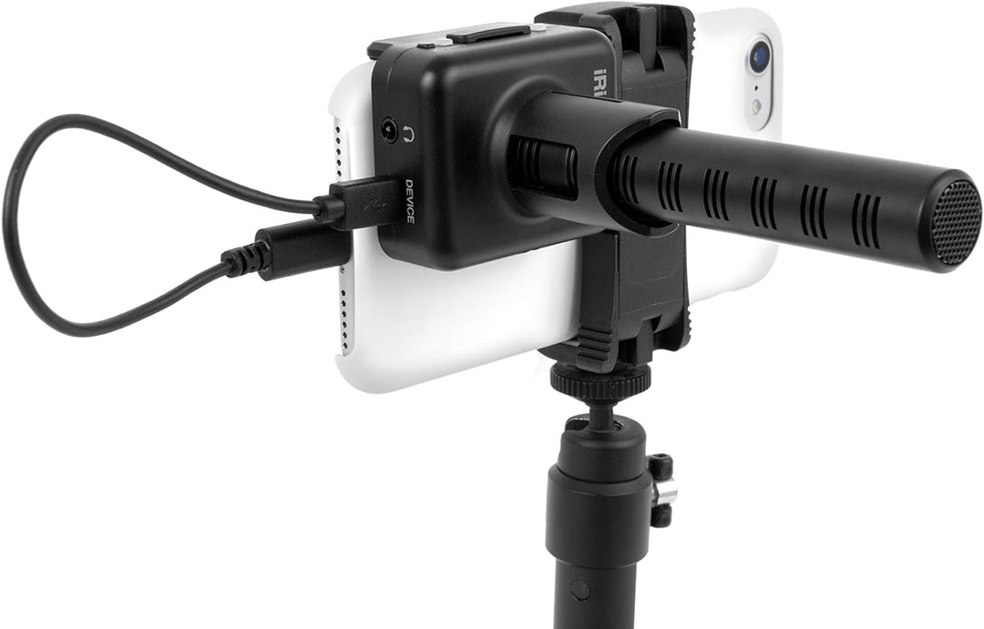 IK Multimedia iRig Mic Video Bundle Stand Handymikrofon Uebertragungsart (Details):Kabelgebunden in
