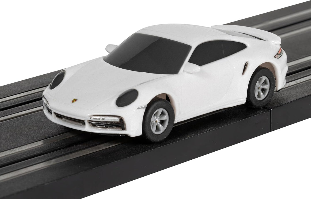 Porsche 911 Turbo Slotcar, weiss