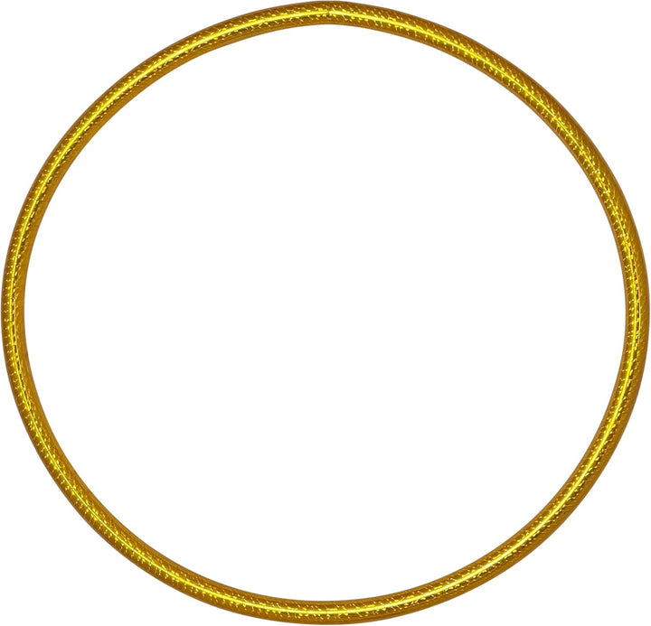 Hoopomania Kinder Hula Hoop Reifen, Hologramm Muster, Ø60/70/80cm Ø70cm Gelb, Ø70cm Gelb
