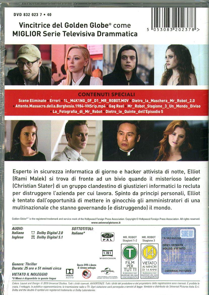 Mr Robot - St.1-3 (Box 10 Dv), DVD