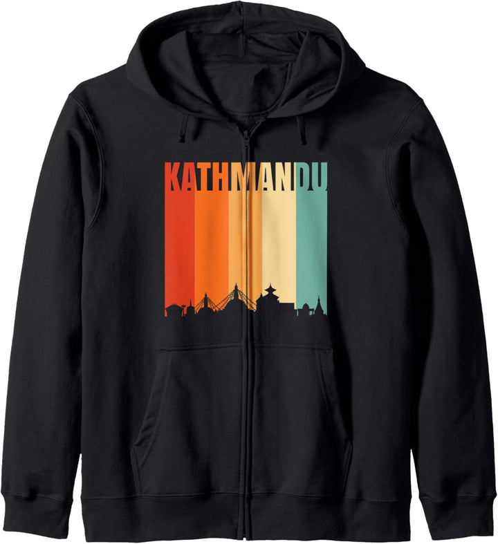 Skyline von Kathmandu Kapuzenjacke