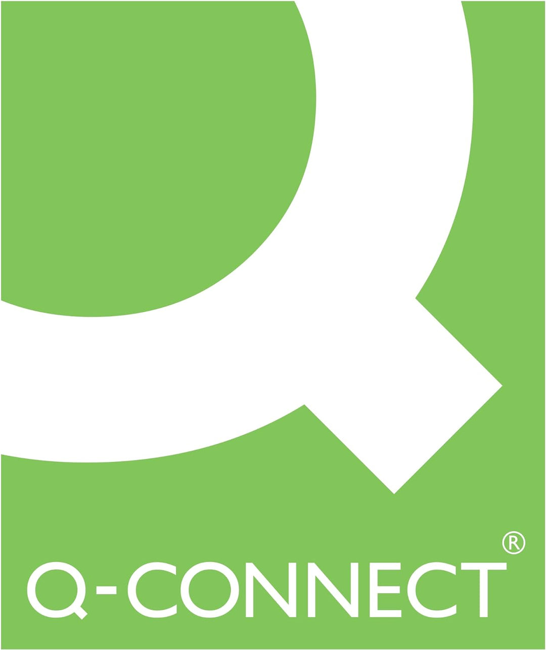 Q Connect 2 Ring Präsentation Binder – Weiss 1 weiss, 1 weiss