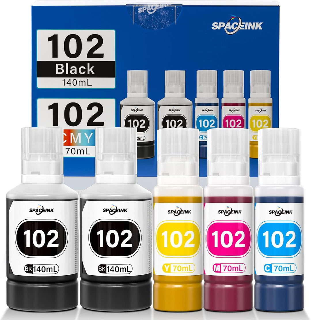 Tinte 102 Multipack kompatibel für Epson ET-2850 ET-4750 ET-4850 ET-2750 ET-2856 ET-3850 ET-4856 ET-