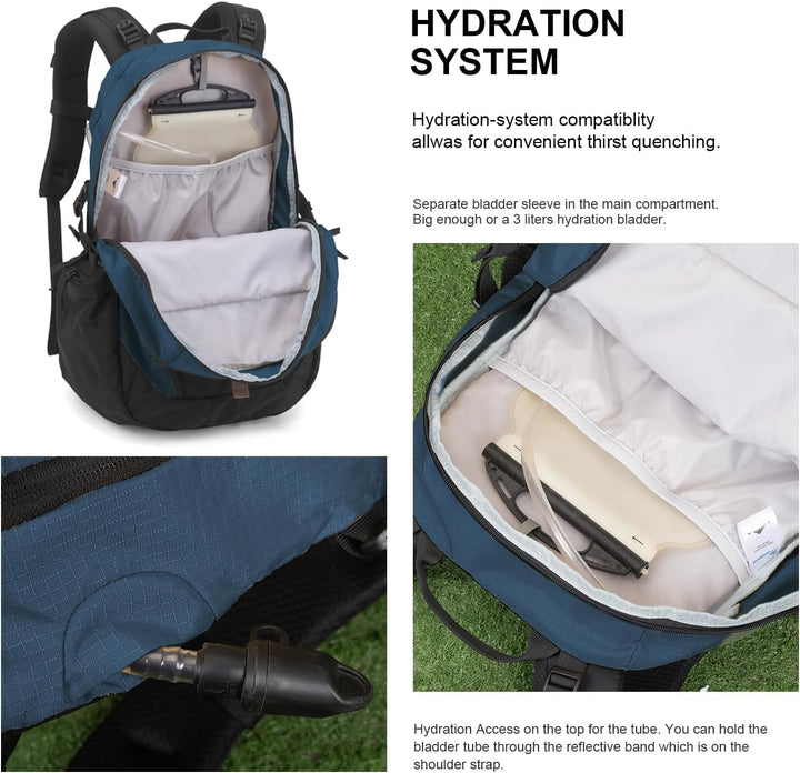 MOUNTAINTOP 40L Wanderrucksack Herren Damen Trekkingrucksack Outdoor Rucksäcke mit für Camping Wande