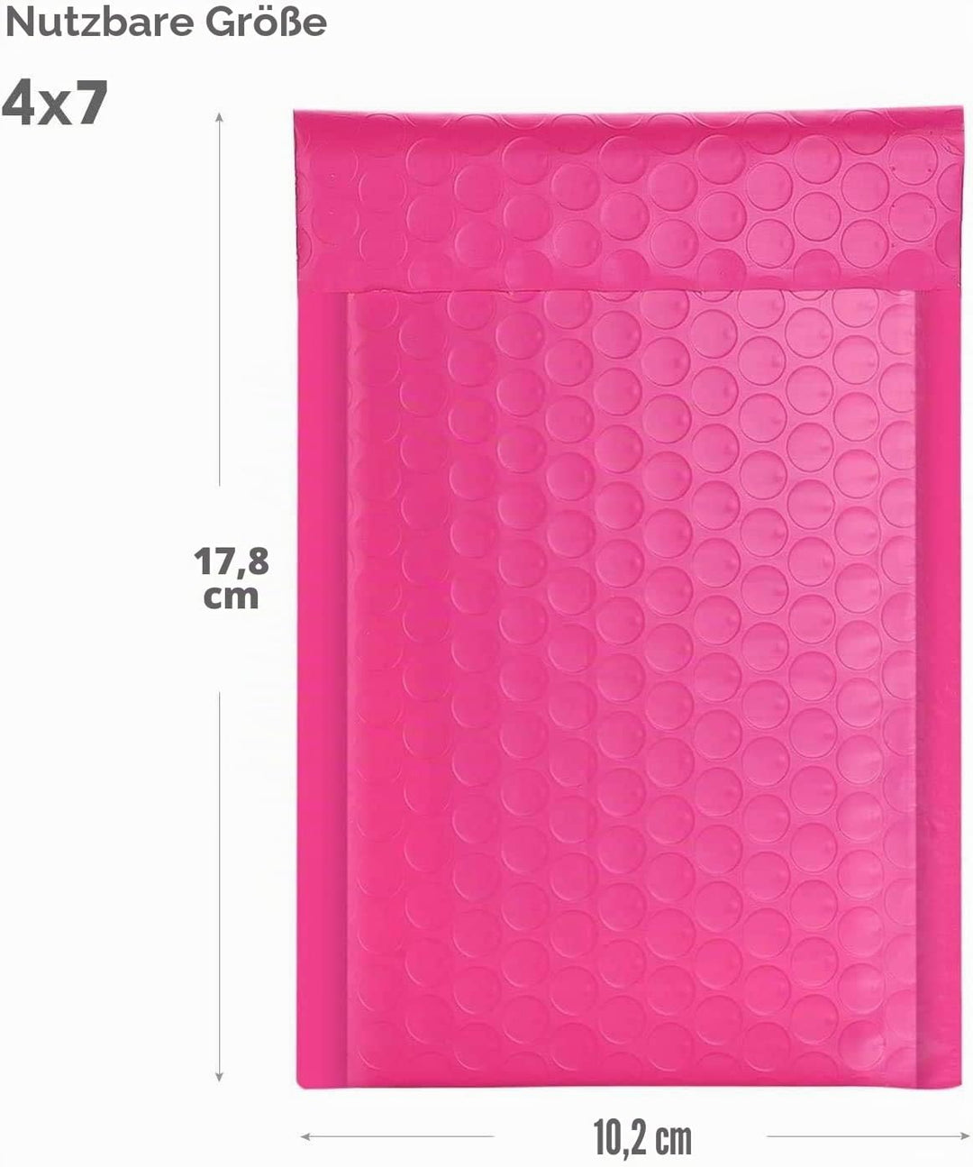 Switory 50pcs 10.2x17.7cm Versandtaschen, Gepolsterte Umschläge Bubble Lined Poly Mailer Selbstversi