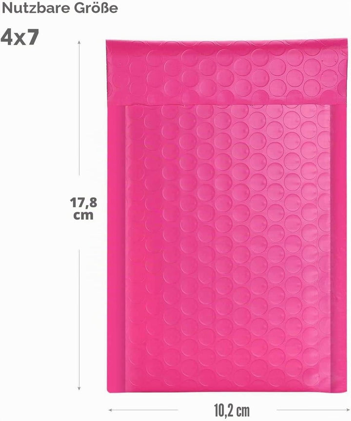Switory 50pcs 10.2x17.7cm Versandtaschen, Gepolsterte Umschläge Bubble Lined Poly Mailer Selbstversi