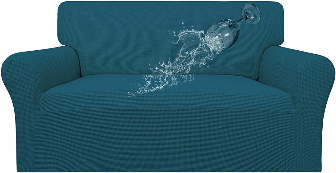 BOLUXIU Sofabezug Wasserdichter Stretch-Sofabezug Couchbezug für die meisten Sofas mit Armlehnen für
