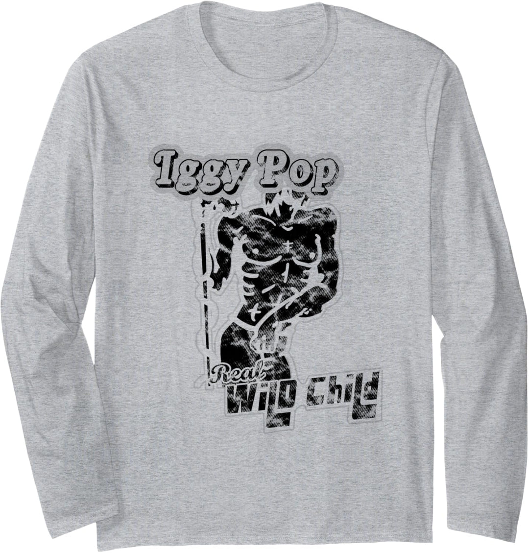 Iggy Pop Real Wild Child Officially Licensed Langarmshirt
