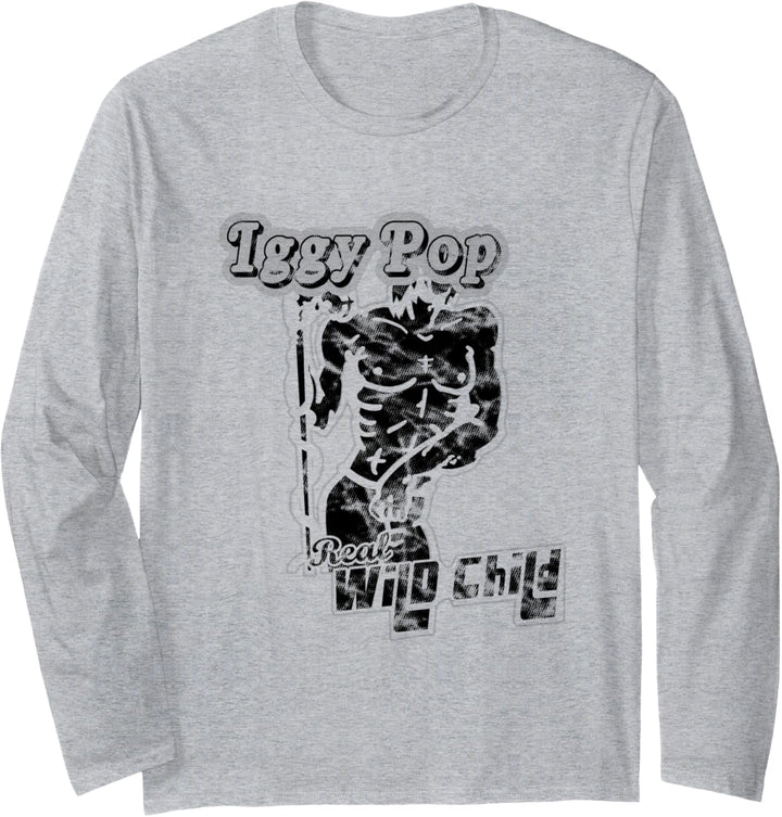 Iggy Pop Real Wild Child Officially Licensed Langarmshirt