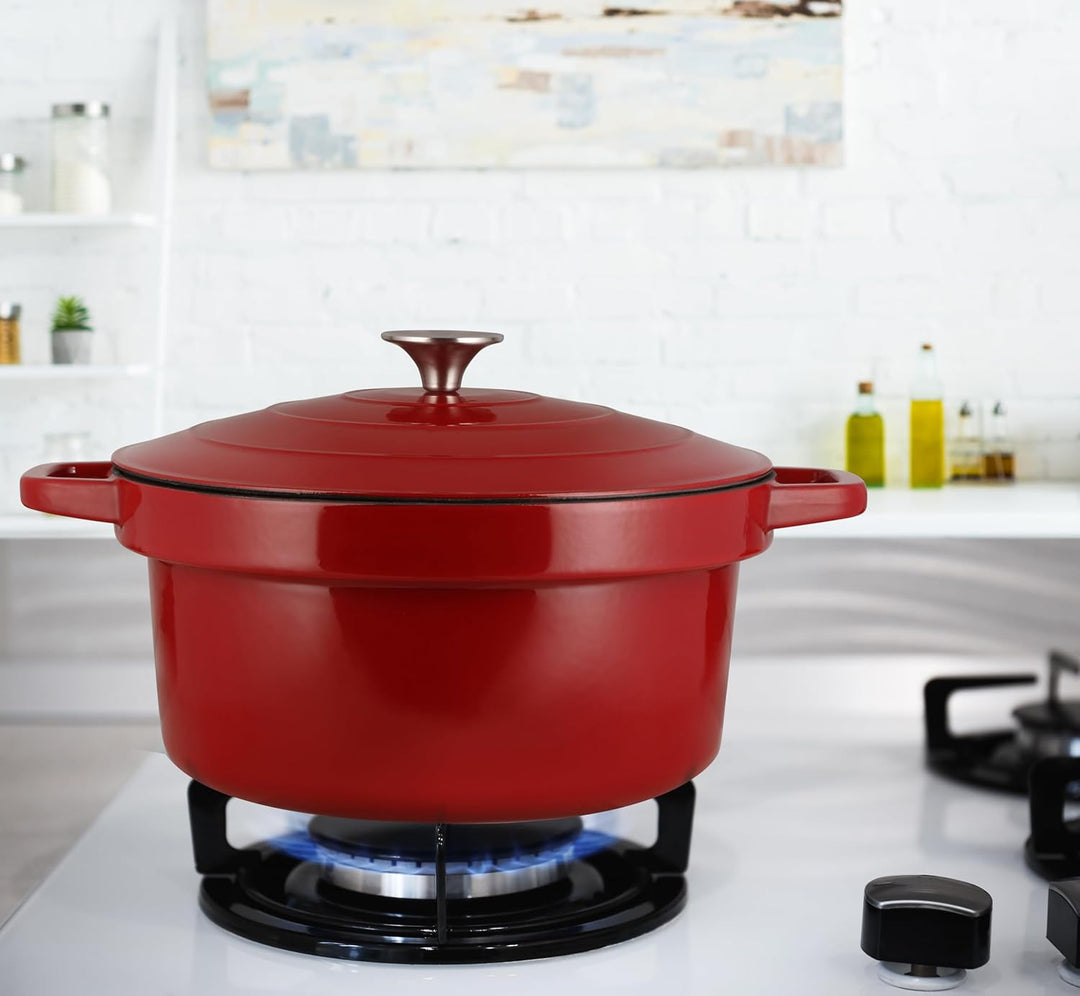 Lauben OvenSafe® Multikocher 6000RS Multifunktionaler Topf mit 6 l Fassungsvermögen, 10 Programme, g