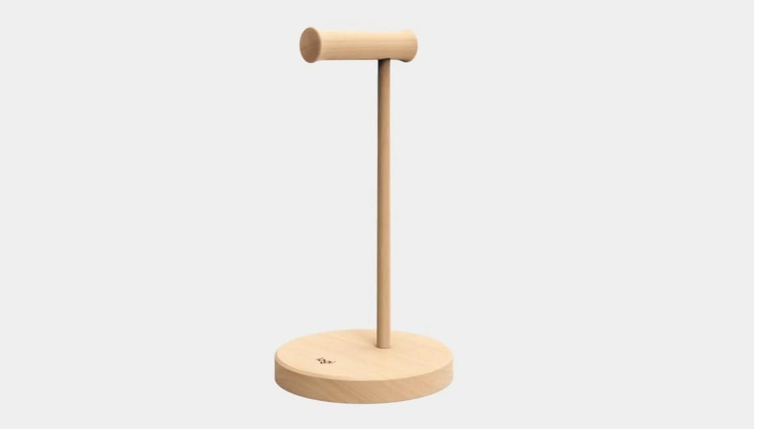 Logitech Kopfhörerständer aus Holz
