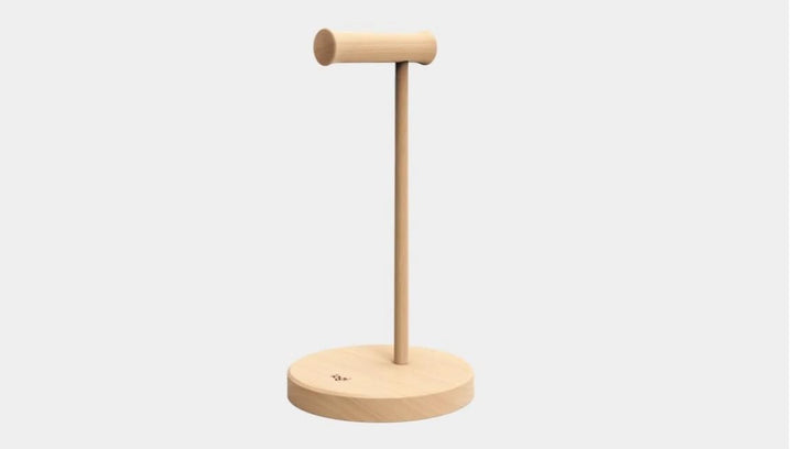 Logitech Kopfhörerständer aus Holz