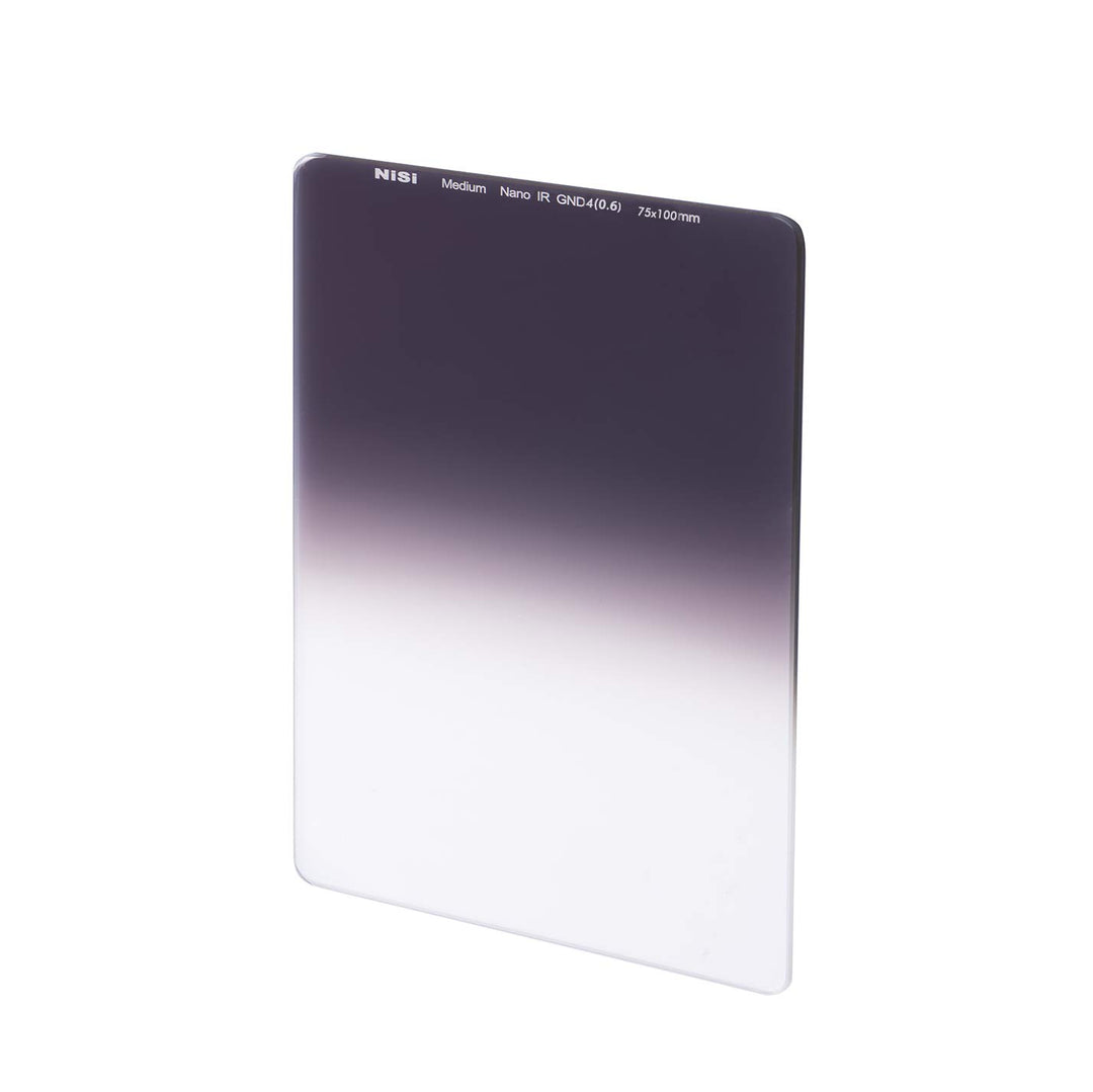 NiSi Graduated ND Filter 75x100mm Medium GND4 (0.6 / 2stop) Medium Grad-ND Medium GND4, Medium Grad-
