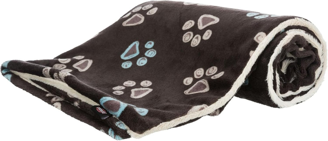 TRIXIE Decke Jimmy, Softplüsch Taupe/Beige, Taupe/Beige