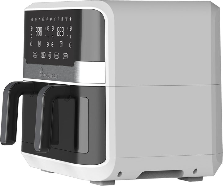 MasterPRO Rocket Duo 900-9 Liter 2400w Doppel-Luftfritteuse - Zeit- und Temperaturkontrolle - Digita