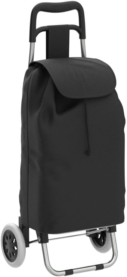 TecTake Einkaufstrolley Einkaufsroller klappbar - Diverse Farben - (Schwarz | Nr. 401270)