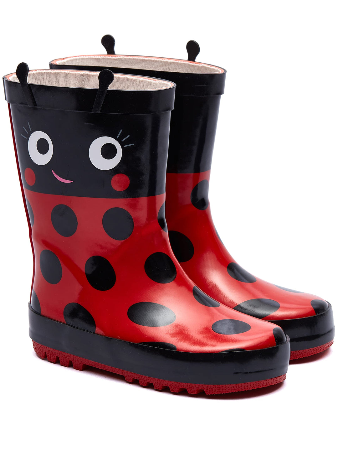 Harry Bear Kinder Gummistiefel mit Ladybug Rot 24 (UK 7)