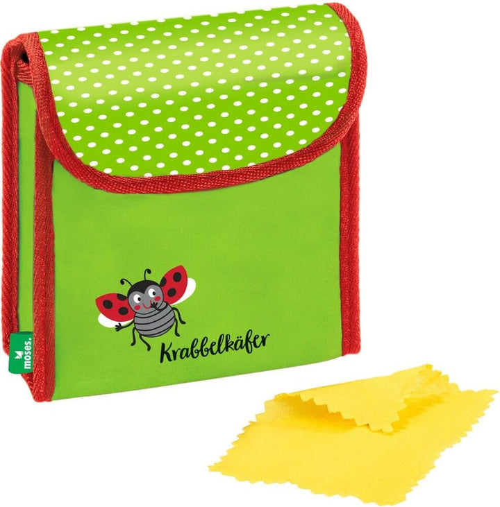moses. Krabbelkäfer Kinderfernglas, Fernglas mit 4-facher Vergrösserung, Robustes Fernglas mit gummi