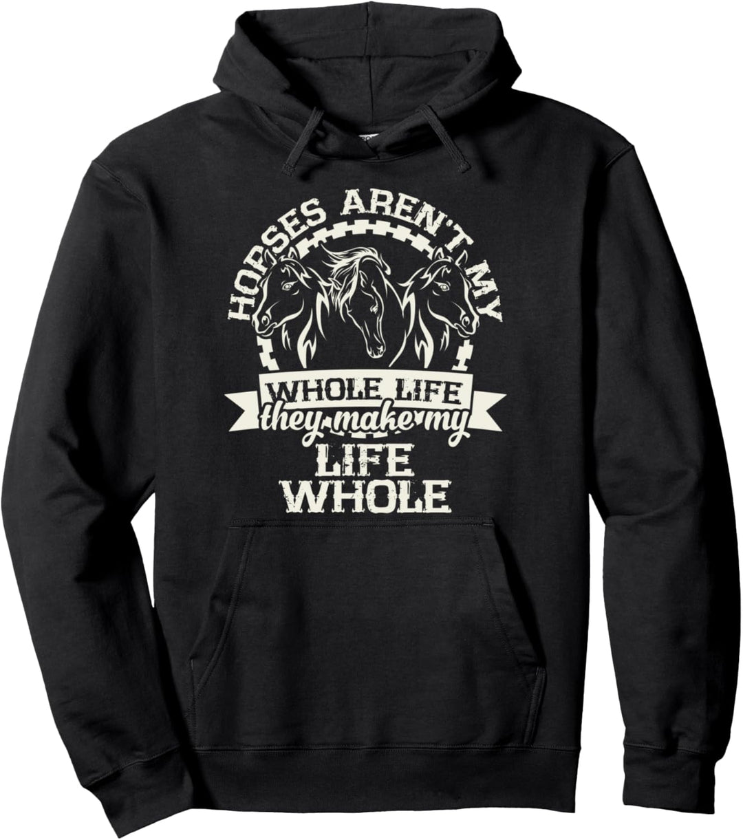 Horse Riding Horse Lover Gift Pullover Hoodie