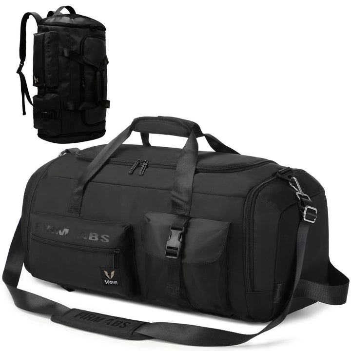 Reisetasche Gross Damen Herren 65L Sporttasche mit Schuhfach und Nass-Trockenfach Large Capacity Tra